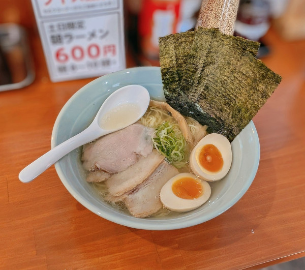 「特製 鶏中華そば(塩)」@中華そば しばやの写真