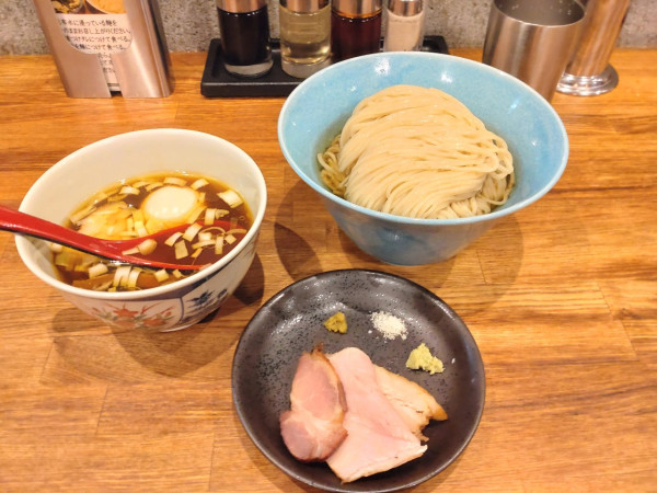 「季節限定　昆布水つけ麺　中盛　醤油」@麺処 青野の写真