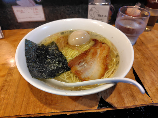 「塩玉そば¥1050」@塩そば 桑ばらの写真