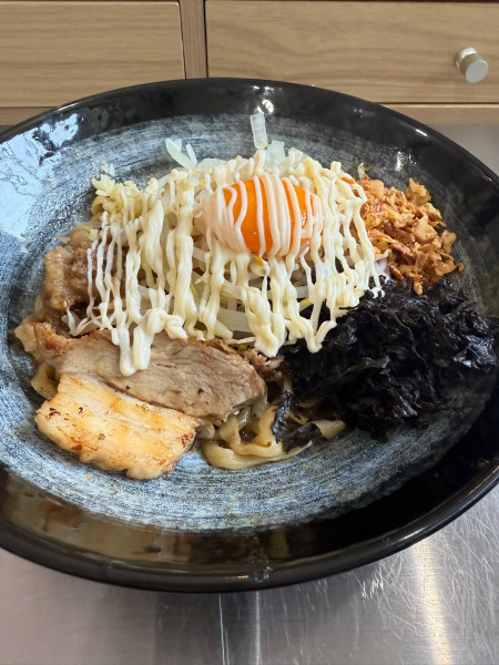 「岩のり煮干しまぜそば」@川口まぜそば 波木屋の写真