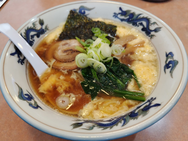 「玉子醤油ラーメン　※クーポンで５００円」@中国料理 安泰の写真