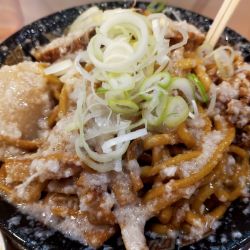爆盛油脂麺400g・生卵（全部（脂・辛め・大蒜）普通）
