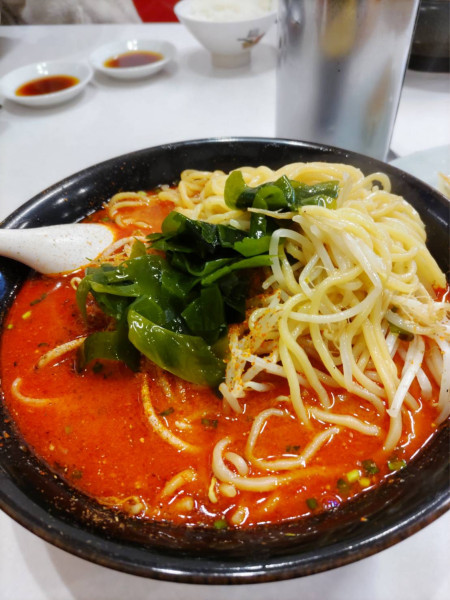 「大辛味噌ラーメン」@くるまやラーメン 鹿浜店の写真