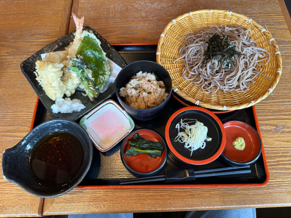 「春の味覚天ざるそば定食(並盛)1,420円」@信州そば処 そじ坊 高崎モントレー店の写真