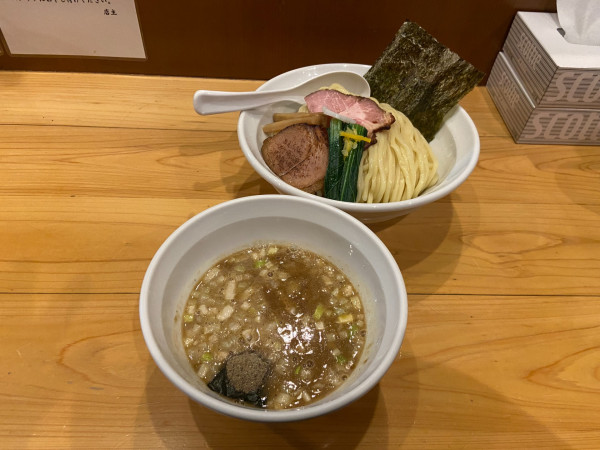 「濃厚煮干しつけ麺」@蕾 分家の写真