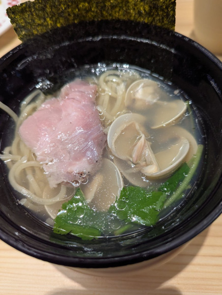「はまぐり塩ラーメン」@スシロー 新川崎スクエア店の写真