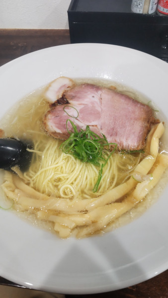 「地鶏塩」@地鶏ラーメン 麺漣の写真