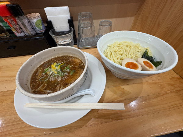 「味玉つけ麺　950円」@つけ麺や 辰盛RSの写真