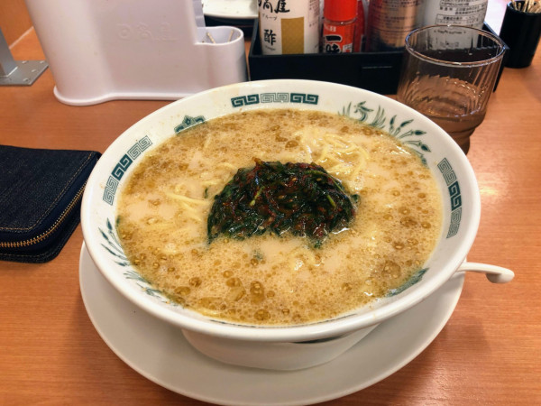 「とんこつニラ南蛮」@日高屋 祖師ヶ谷大蔵店の写真