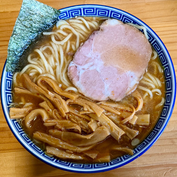 「中華そば（小）¥1,000 タケノコトッピング ¥150」@魂の中華そばの写真