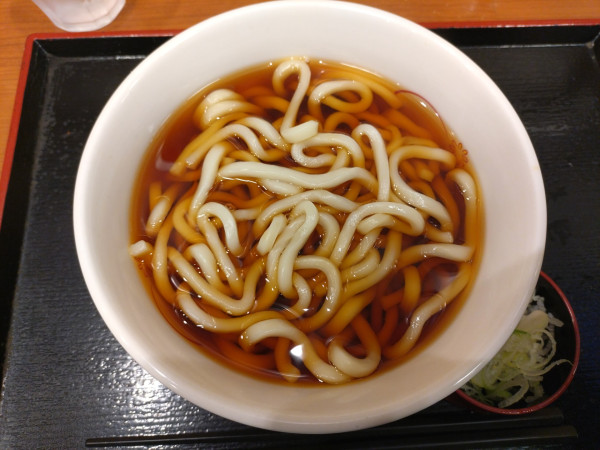 「かけうどん430円」@いろり庵きらく アトレ大船店の写真