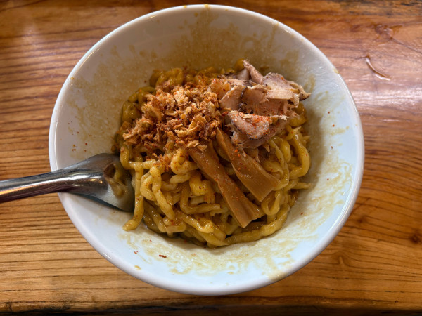 「汁なし」@中華そば 白華楼の写真