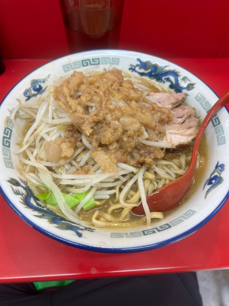 「中ラーメン（アブラマシ）」@立川マシマシ 足利総本店の写真