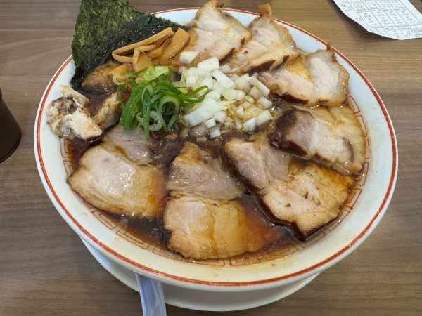 「Wチャーシューめん　1450」@柏 濃麺や 39名の写真