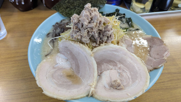 「ネギラーメン＋チャーシュー2枚」@ニューラーメンショップ大光の写真