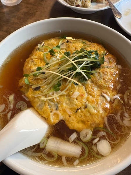 「かに玉そば」@林華苑の写真