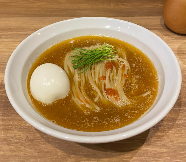 「[限定]勢子蟹そば￥1500＆味玉￥150」@麺庵 利休の写真