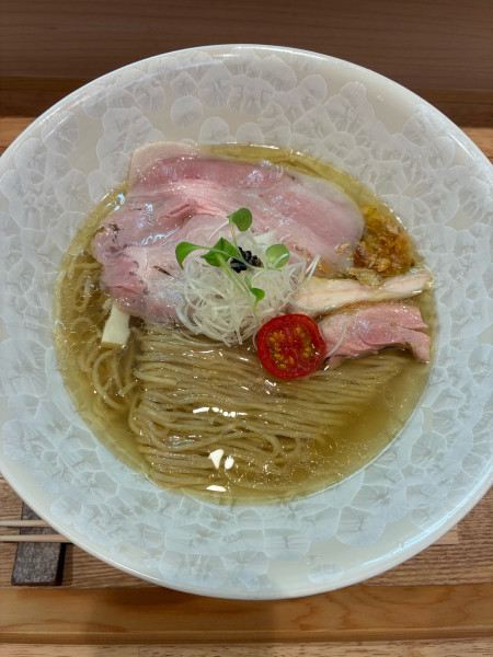 「塩そば　1250円」@小麦そば 池の写真