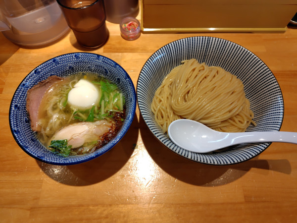 「塩つけ麺1200円」@麺家 たけ田の写真