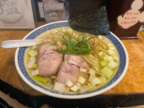 「鶏と貝の手揉み塩」@塩そば 桑ばらの写真