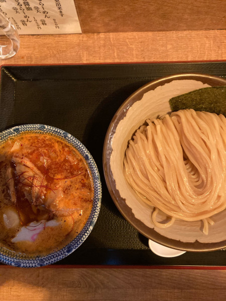 「肉辛つけ麺大1200円」@大衆らーめん酒場 桔梗の写真