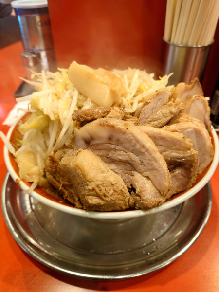 「大豚ダブル  全マシ」@ラーメンタロー 大森の陣の写真