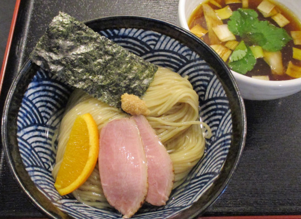 「鴨だし醤油つけ麺　1200円」@麺堂にしき 西武新宿店の写真