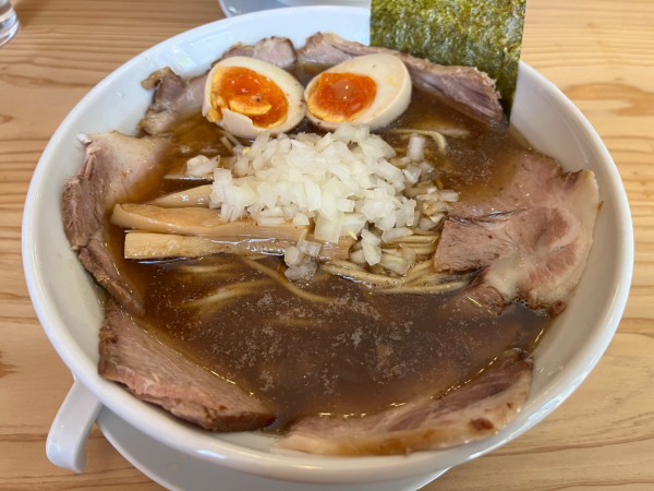 「◯得煮干そば(大)」@煮干そば とみ田の写真