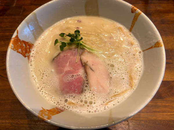 「貝出汁らーめん(濃厚・塩)」@麺処まろの写真