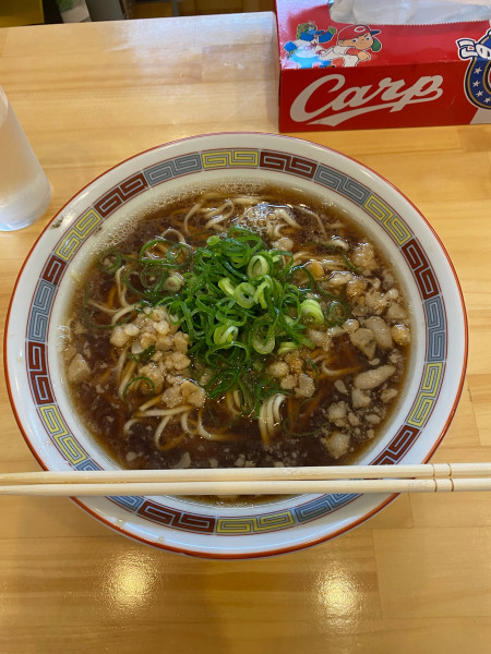 「素そば大盛」@中華そば つぼ万の写真