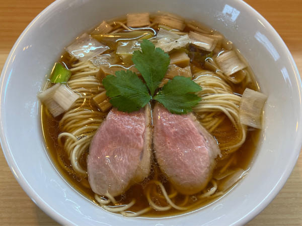 「鴨だし醤油」@麺堂にしき 池袋西口店の写真