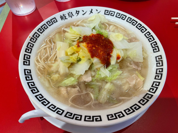 「岐阜タンメン・３辛」@岐阜タンメン 鈴鹿店の写真