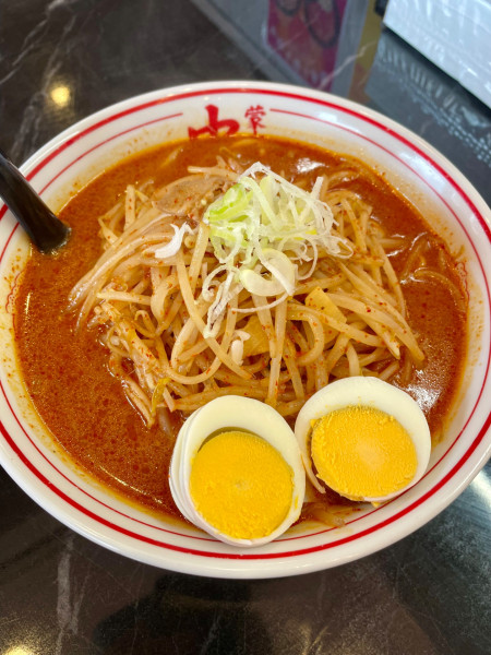 「味噌卵麺」@蒙古タンメン中本 甲府店の写真
