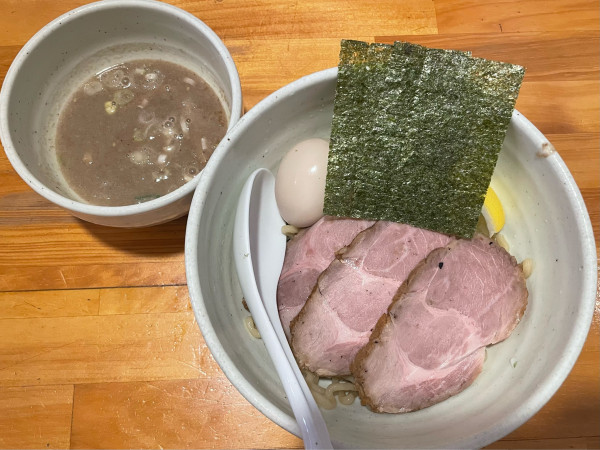 「得製しおつけ麺」@○心厨房の写真