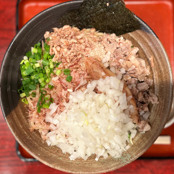 「冷やし魚まぜそば」@食処 渓の写真