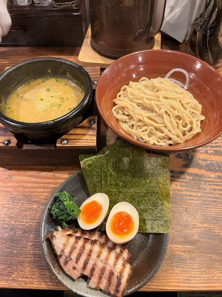 「特製カレーつけ麺➕ライス」@西麻布 しゅういち 等々力店の写真