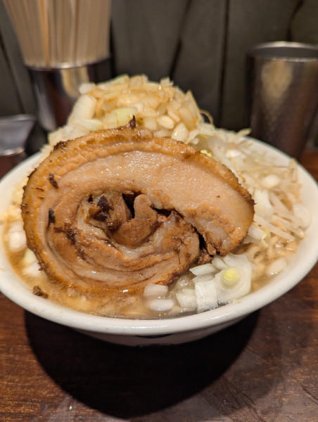 「ポン酢 大」@ラーメン 雷 東京本丸店の写真