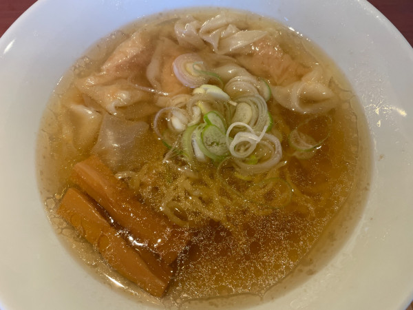 「塩ワンタン麺：880円」@武田家の写真
