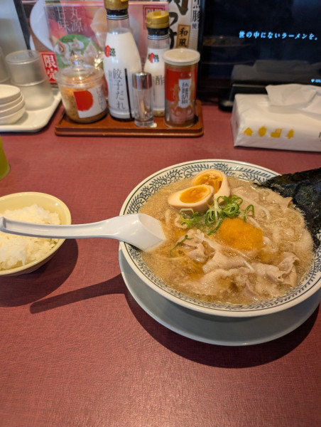 「味玉」@丸源ラーメン 春日部16号バイパス店の写真