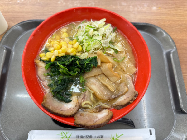 「信州コク味噌チャーシュー麺 1450円」@東部湯の丸サービスエリア（上）の写真