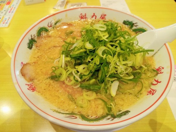 「コク旨ラーメン　大盛」@京都北白川 ラーメン 魁力屋 イオンモールむさし村山店の写真