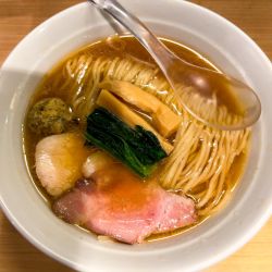 貝出汁 味噌そば