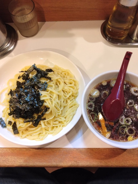 「ざるらぁめん」@らぁめん ほりうち 新橋店の写真