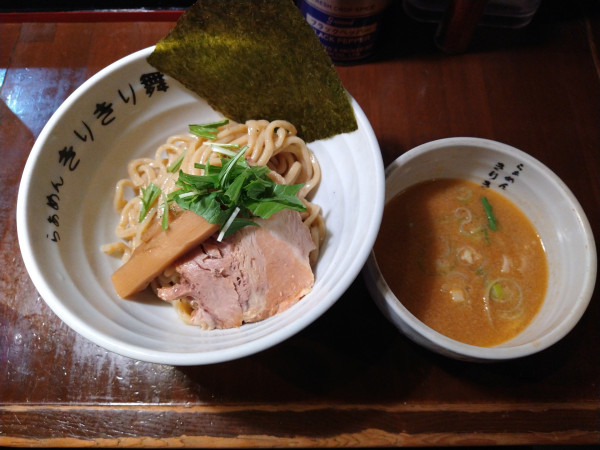 「サーモンの濃厚つけめん」@葉月直系 きりきり舞の写真