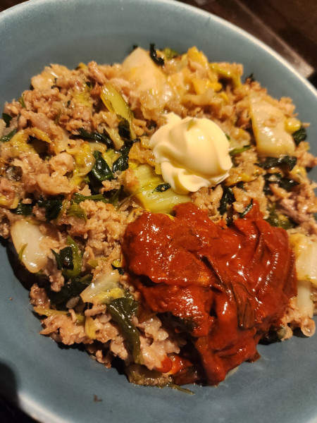 「ポパイ丼」@くりやんの写真