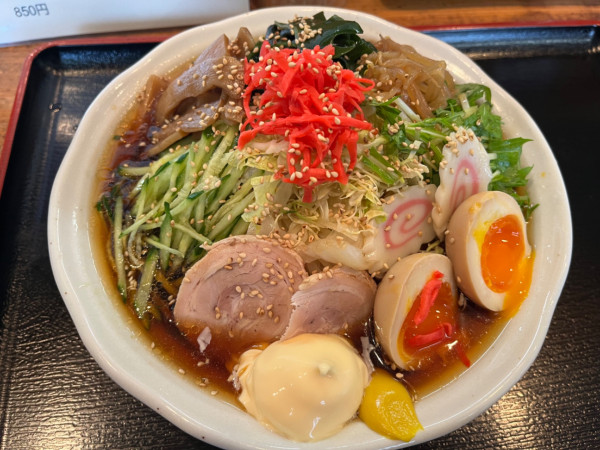 「冷やし中華＋麺の大盛」@らぁ麺こうちゃんの写真