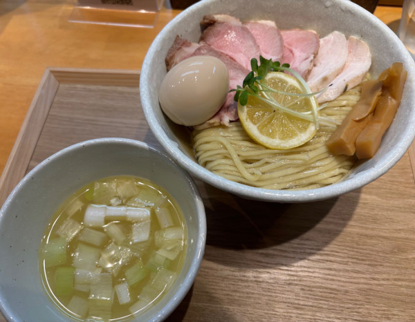 「特製昆布水塩つけ麺　大盛」@Hamano Comugiの写真