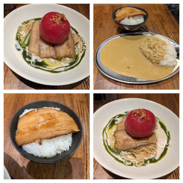 「【限定】丸ごとトマト～マルゲリータの再構築～➕白飯➕カレー」@セキレイ 〜NIBOSHI no D5〜の写真