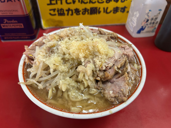 「小W豚入り」@ラーメン二郎 目黒店の写真