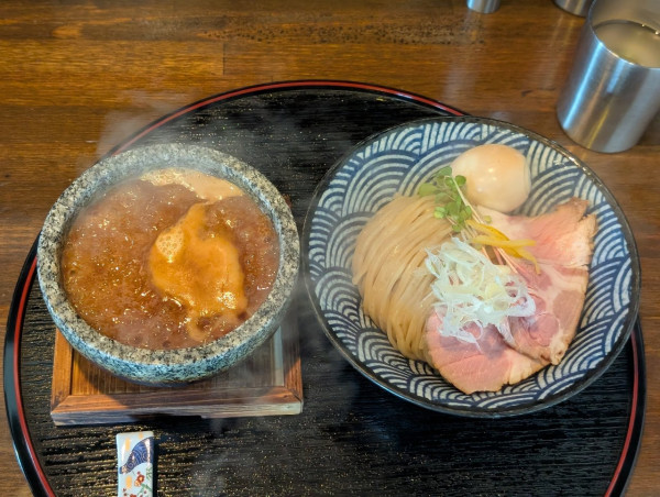 「魚介鶏つけ麺（梅）」@あをによしの写真